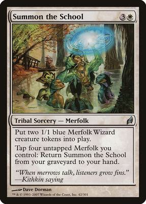 Summon the School card from Lorwyn