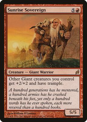 Sunrise Sovereign card from Lorwyn