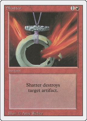 Shatter card from Revised Edition