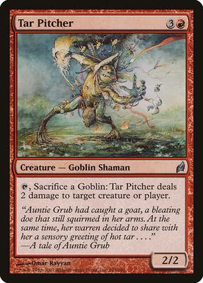 Tar Pitcher card from Lorwyn