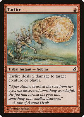 Tarfire card from Lorwyn