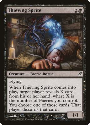 Thieving Sprite card from Lorwyn