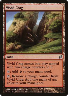 Vivid Crag card from Lorwyn
