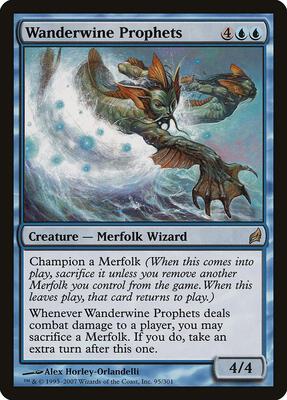 Wanderwine Prophets card from Lorwyn