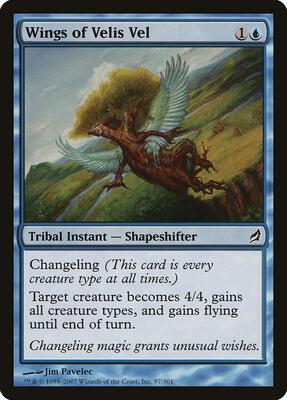 Wings of Velis Vel card from Lorwyn