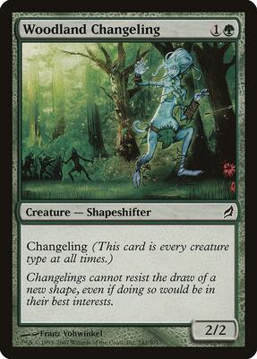 Woodland Changeling card from Lorwyn