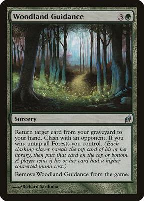 Woodland Guidance card from Lorwyn
