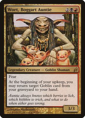 Wort, Boggart Auntie card from Lorwyn