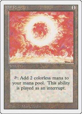Sol Ring card from Revised Edition