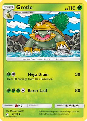 Grotle card from SM - Ultra Prism