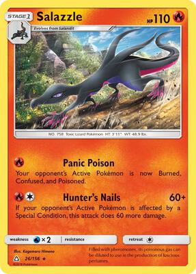 Salazzle card from SM - Ultra Prism