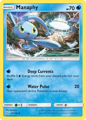 Manaphy card from SM - Ultra Prism