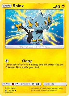 Shinx (46) card from SM - Ultra Prism