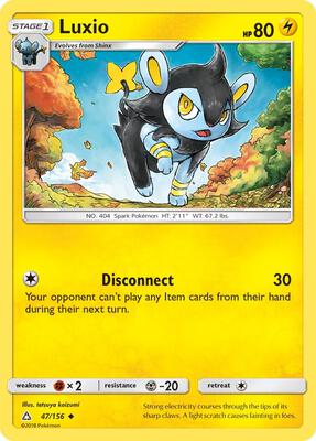 Luxio card from SM - Ultra Prism