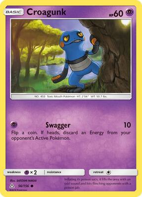 Croagunk card from SM - Ultra Prism