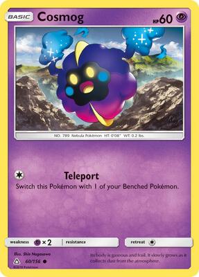 Cosmog card from SM - Ultra Prism