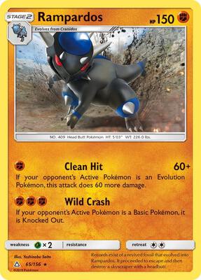 Rampardos card from SM - Ultra Prism