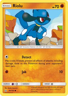 Riolu card from SM - Ultra Prism