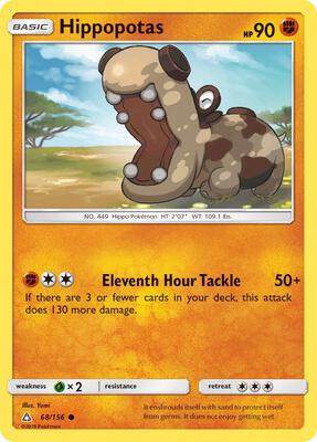 Hippopotas card from SM - Ultra Prism