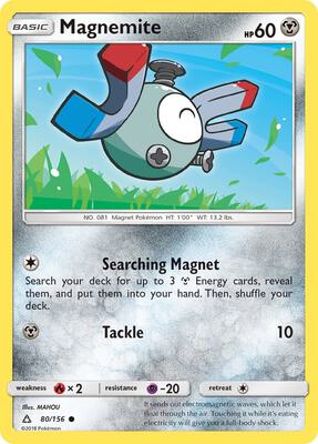Magnemite (80) card from SM - Ultra Prism
