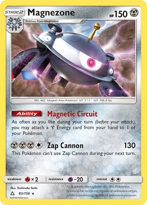 Magnezone card from SM - Ultra Prism