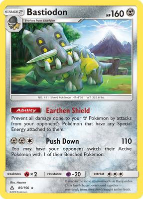 Bastiodon card from SM - Ultra Prism