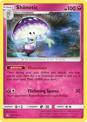 Shiinotic card from SM - Ultra Prism