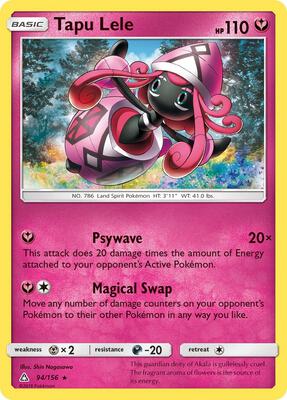 Tapu Lele card from SM - Ultra Prism