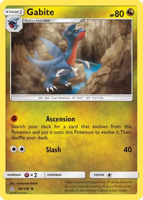 Gabite card from SM - Ultra Prism