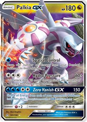 Palkia GX card from SM - Ultra Prism