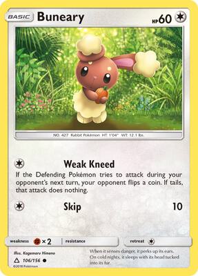 Buneary card from SM - Ultra Prism