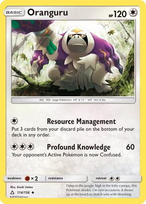Oranguru card from SM - Ultra Prism