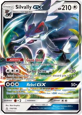 Silvally GX card from SM - Ultra Prism
