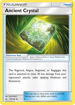 Ancient Crystal card from SM - Ultra Prism
