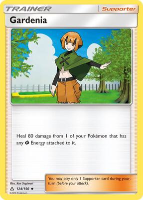 Gardenia card from SM - Ultra Prism