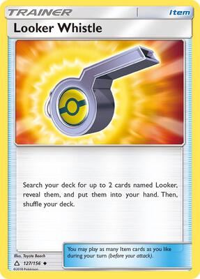 Looker Whistle card from SM - Ultra Prism