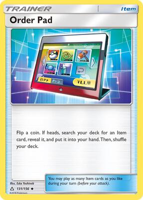 Order Pad card from SM - Ultra Prism