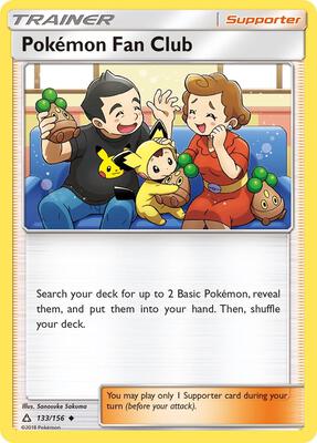 Pokemon Fan Club card from SM - Ultra Prism