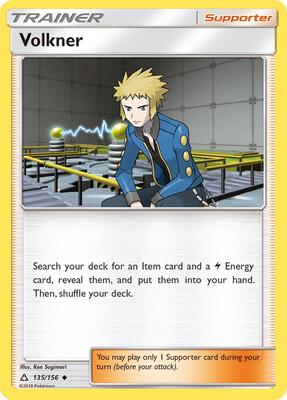 Volkner card from SM - Ultra Prism