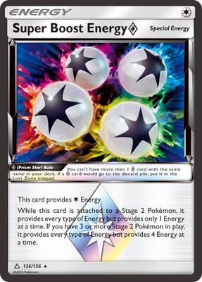 Super Boost Energy Prism Star card from SM - Ultra Prism