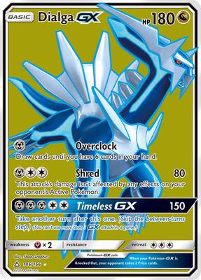 Dialga GX (Full Art) card from SM - Ultra Prism