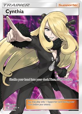 Cynthia (Full Art) card from SM - Ultra Prism