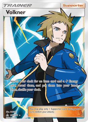 Volkner (Full Art) card from SM - Ultra Prism