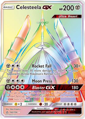Celesteela GX (Secret Rare) card from SM - Ultra Prism