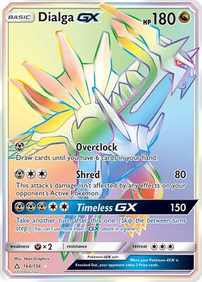 Dialga GX (Secret Rare) card from SM - Ultra Prism