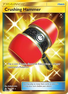 Crushing Hammer (Secret Rare) card from SM - Ultra Prism