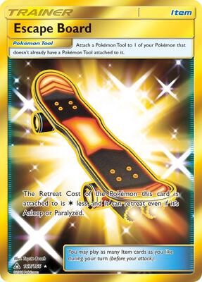 Escape Board (Secret Rare) card from SM - Ultra Prism