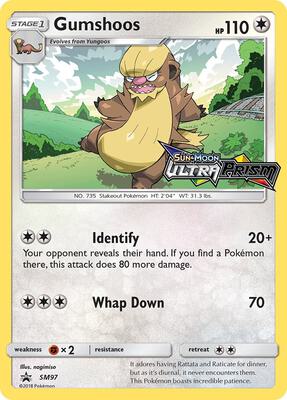 Gumshoos - SM97 (Prerelease) card from SM Promos