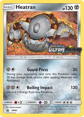 Heatran - SM96 (Prerelease) card from SM Promos