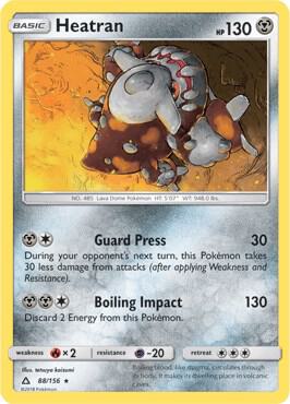 Heatran - 88/156 (Prerelease Kit Exclusive) card from Deck Exclusives